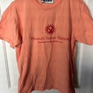 Peach playboy shirt - Gem